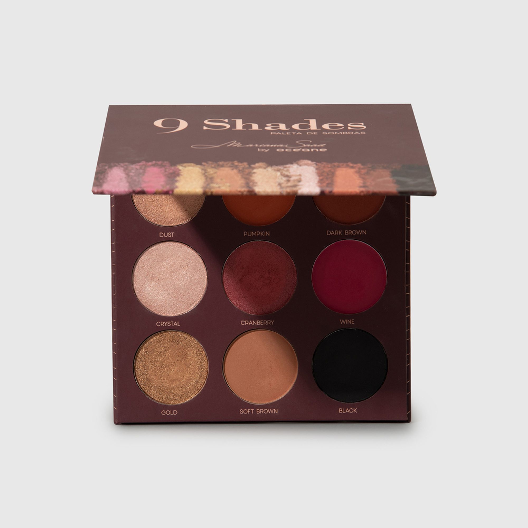 Paleta De Sombras Mariana Saad 9 Shades Oceane Oceane