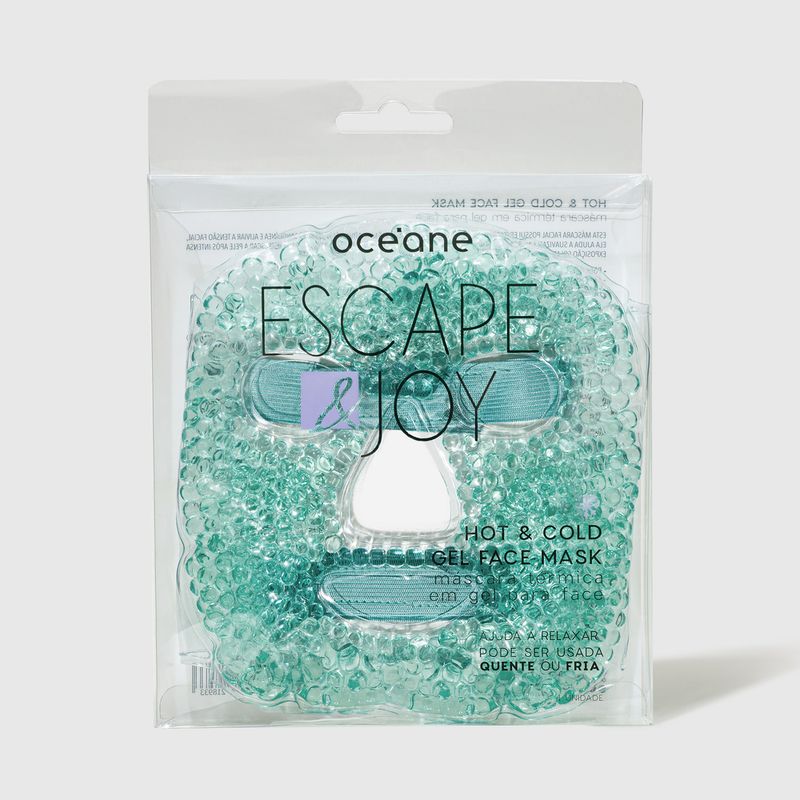 Mascara-Facial-C--Esferas-em-Gel-P--Quente-ou-Frio-Hot---Cold-Gel-Face-Mask-embalagem-fechada-frente