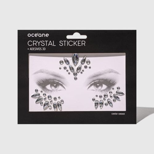 Adesivo Facial 3d - Crystal Sticker Cs4