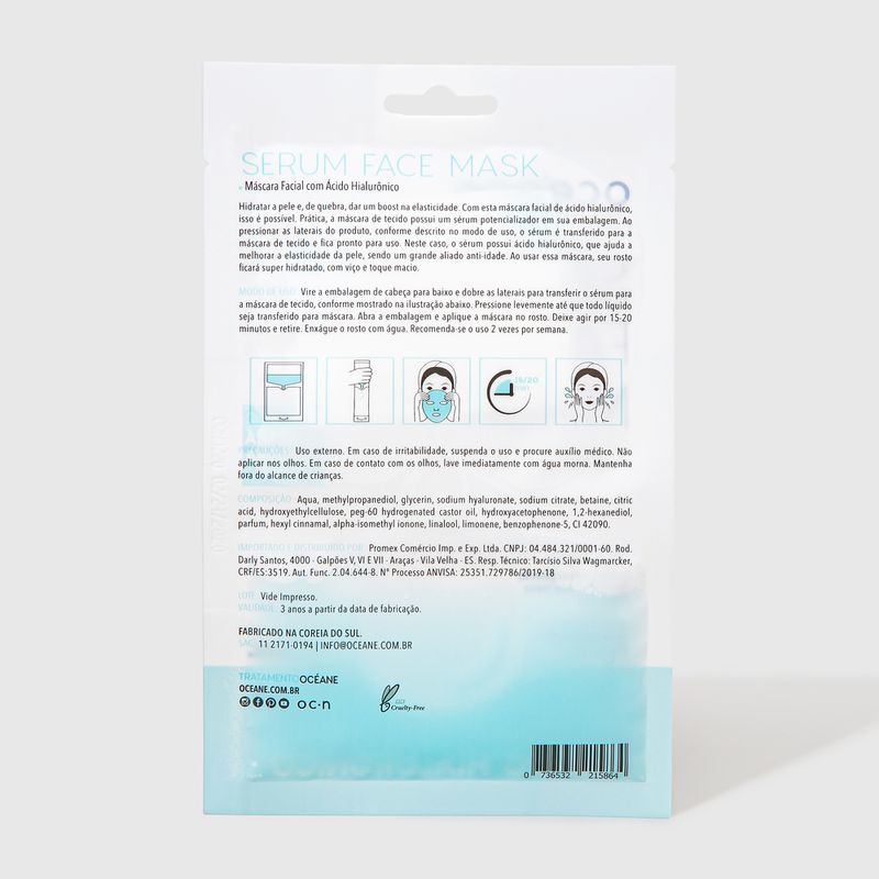 Mascara-Facial-Com-Acido-Hialuronico-Serum-Face-Mask-embalagem-fechada-verso