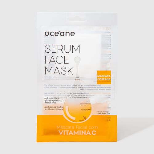 Máscara Facial com Vitamina C - Serum Face Mask 20ml