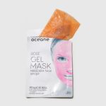 Máscara Facial em Gel Com Pétalas de Rosas Rose Gel Mask 1un embalagem aberta frente