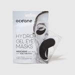 embalagem fechada Máscaras P/ Olhos C/ Ác. Hialurônico - Hydrogel Eye Masks 2un e máscaras ao lado direito frente