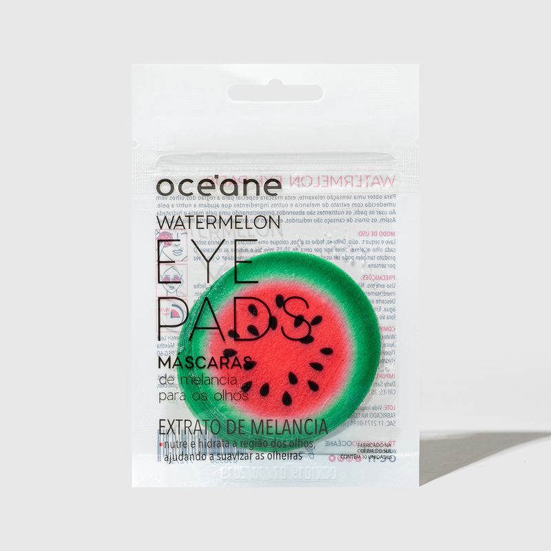 embalagem fechada Máscara P/ Olhos de Melancia Watermelon Eye Pads frente