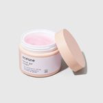 Gel-Hidratante-Facial-Com-Ext.-de-Perola-Facial-Gel-Cream-embalagem-aberta-sem-tampa-interna-tampa-externa-ao-lado-direito