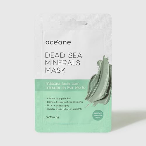 Máscara Facial com Mineiras do Mar Morto - Dead Sea Minerals Mask 8g