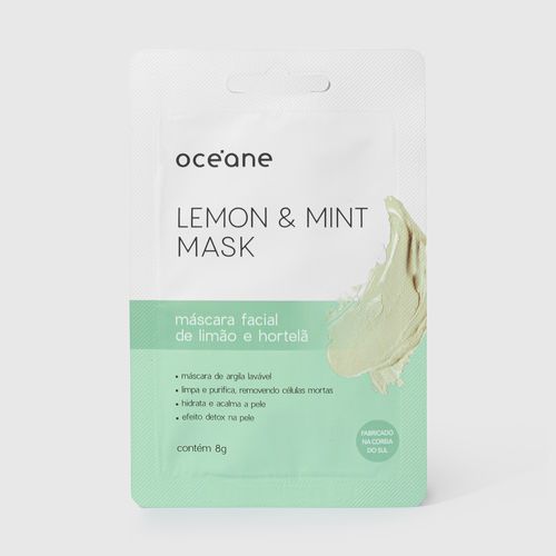 Máscara Facial de Limão e Hortelã - Lemon And Mint Mask 8g