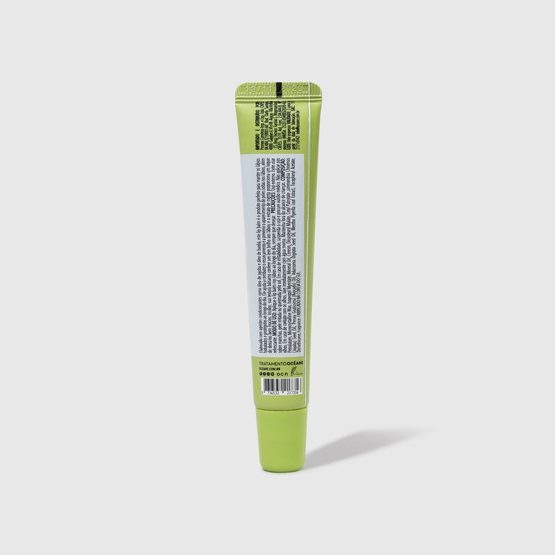 Hidratante Labial Menta Lip Balm 15g fechada verso