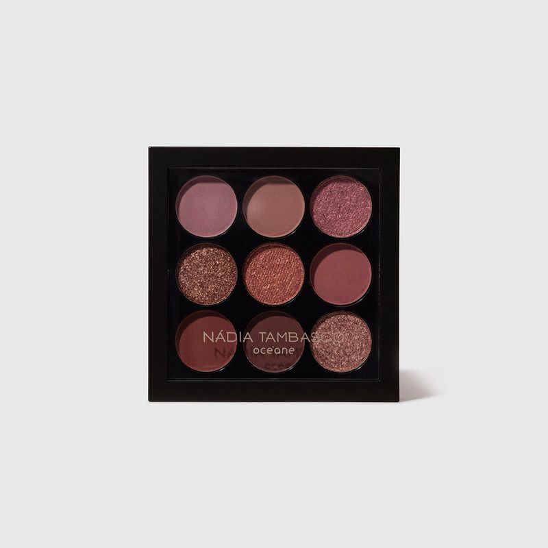 paleta de sombras to go Nude nádia tambasco sem embalagem frente