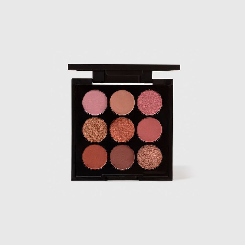 paleta de sombras to go nude nádia tambasco sem embalagem frente totalmente aberta