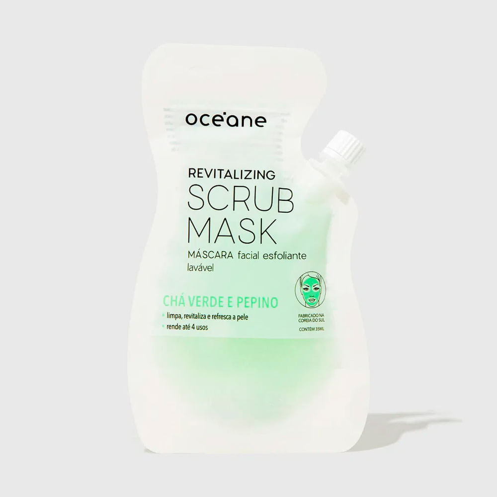 Máscara Facial Esf. de Chá Verde e Pepino - Revitalizing Scrub Mask 35ml