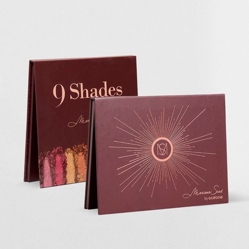 Kit Paleta de Sombras 9 Shades + Paleta de Sombras 12 Shades Mariana Saad By Océane (2 Produtos)