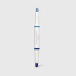 Sombra-em-Bastao-Dupla-Azul-Claro-e-Azul-Marinho-Larissa-Manoela-By-Oceane-Duo-Eyeshadow-Stick-Ultramarine-And-Mettalic-Blue-aberta-frente-sem-tampa