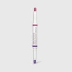 Sombra-em-Bastao-Dupla-Rosa-e-Violeta-Larissa-Manoela-By-Oceane-Duo-Eyeshadow-Stick-Pink-Sky-And-Mettalic-Violet-embalagem-aberta-frente-e-sem-tampa