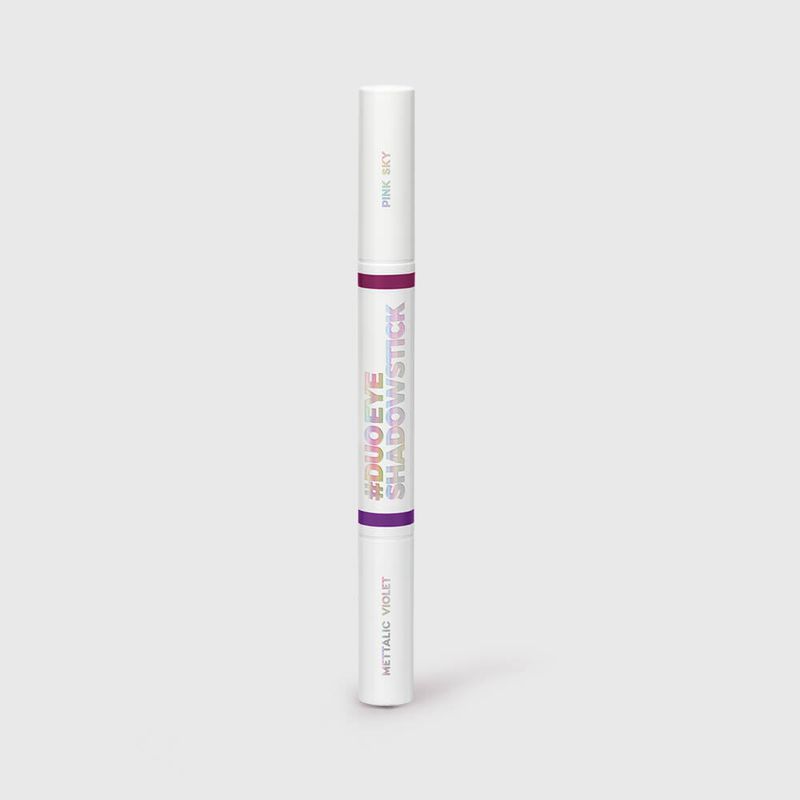 Sombra-em-Bastao-Dupla-Rosa-e-Violeta-Larissa-Manoela-By-Oceane-Duo-Eyeshadow-Stick-Pink-Sky-And-Mettalic-Violet-embalagem-fechada-frente