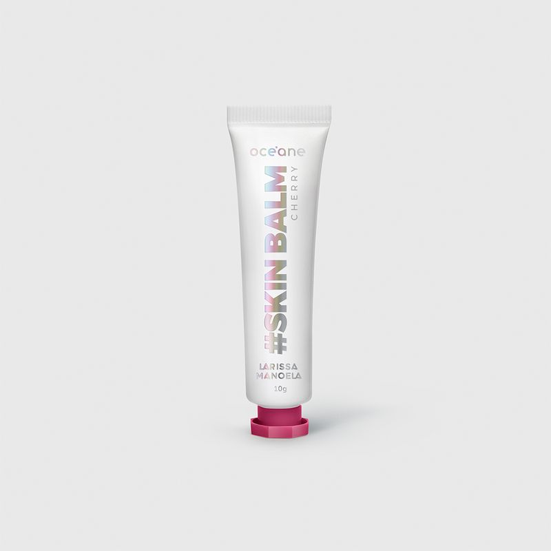 Hidratante Labial Rosa Larissa Manoela By Océane Skin Balm Cherry