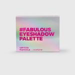 Paleta de Sombras Larissa Manoela By Océane Fabulous Eyeshadow Palette embalagem fechada frente