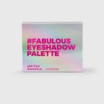 Paleta de Sombras Larissa Manoela By Océane Fabulous Eyeshadow Palette embalagem fechada frente