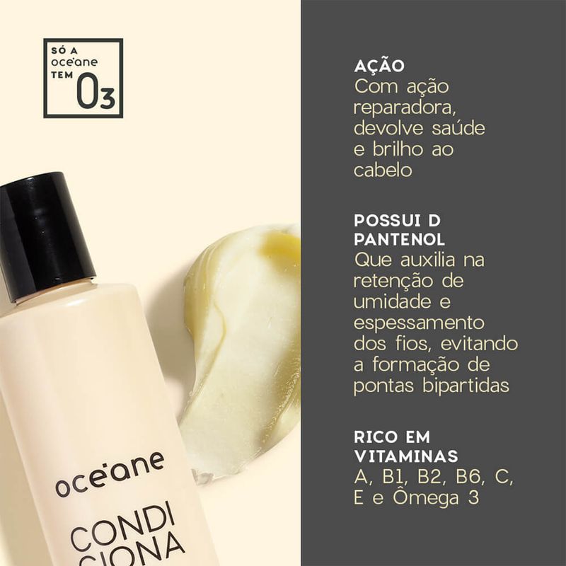 modo de uso do Shampoo Para Cabelos Quimicamente Tratados com óleos ozonizados Océane