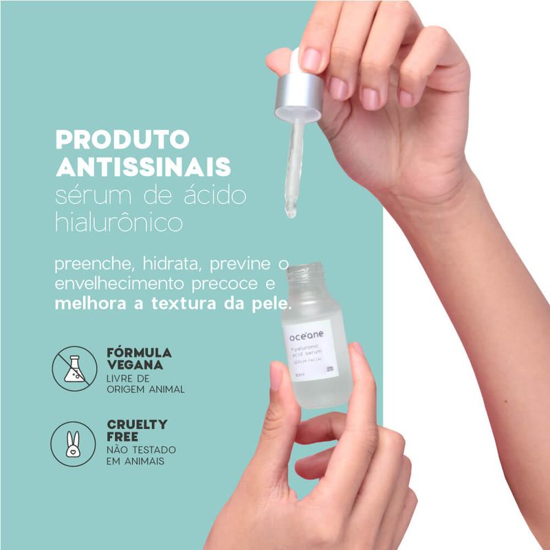 Serum preenchedor c/ Adifyline, Ác. Hialurônico e Fator de