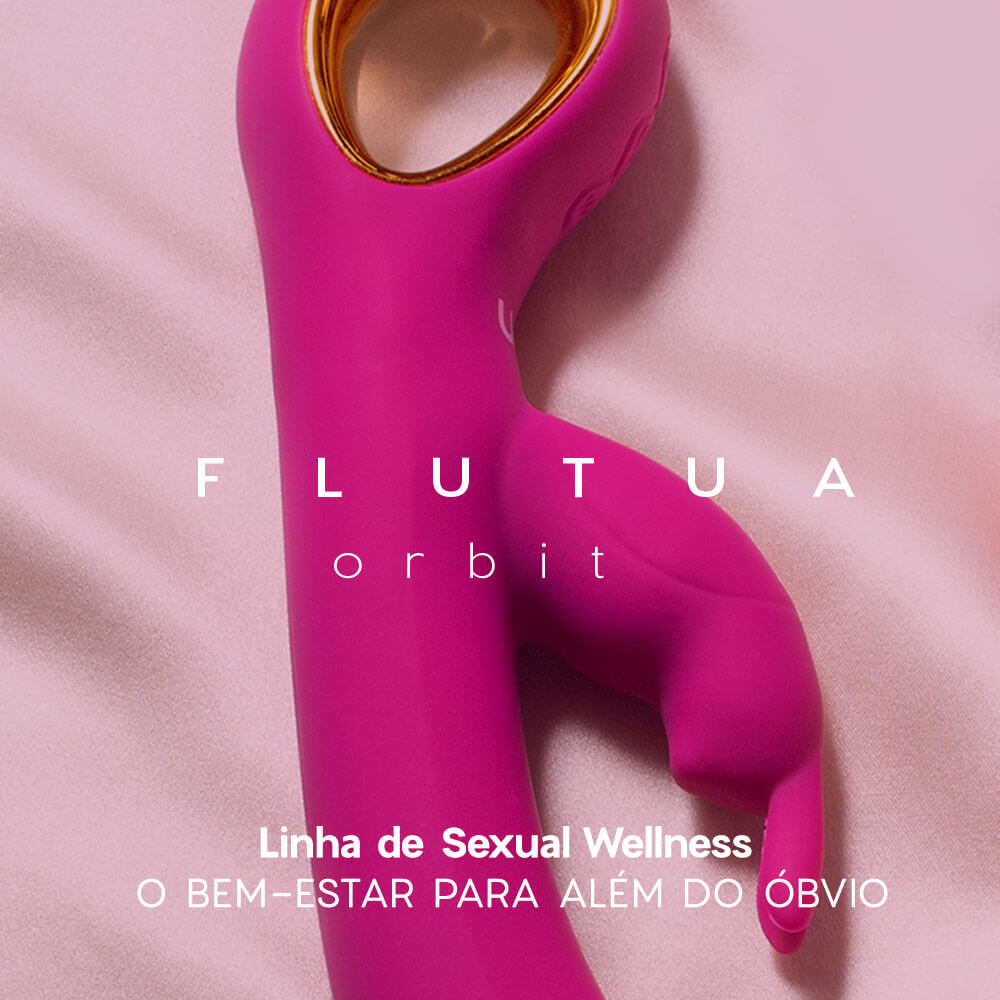 Vibrador Rosa Flutua Orbit | Dupla Estimulação - Océane