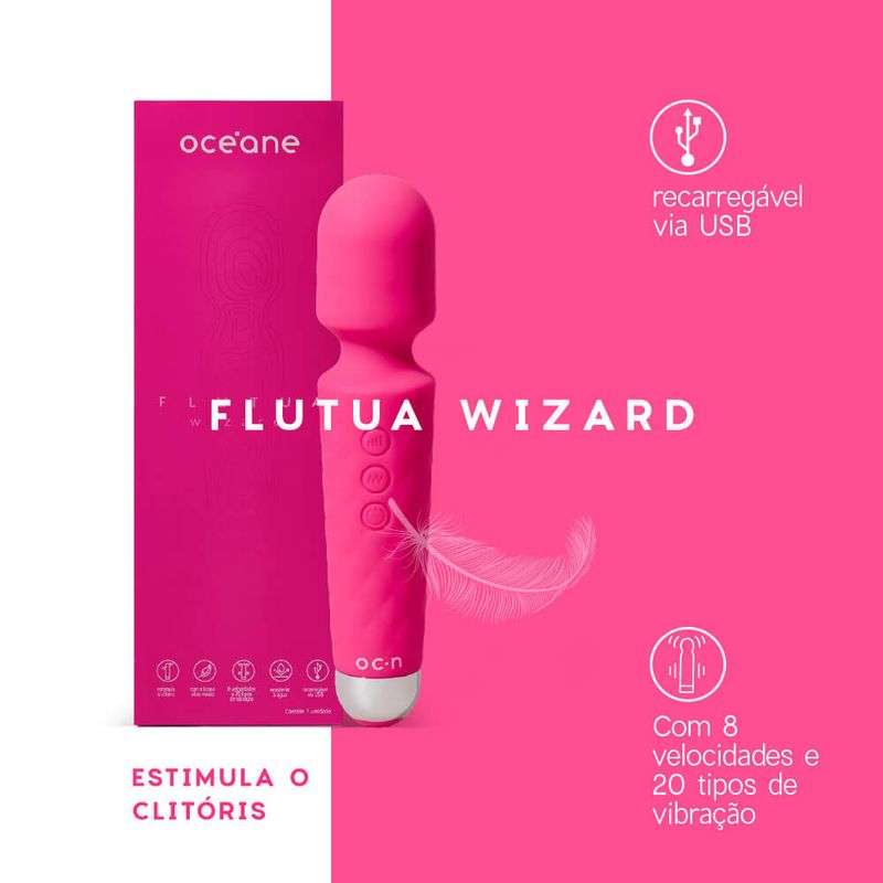 AP2000987C0306_vibrador_rosa_flutua_wizard_6 vibrador wizard fotografado de frente