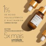 principais caracteristicas do Sérum Facial de Ácido Poliglutâmico