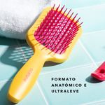 nova Escova de Cabelo Amarela Joy Brush