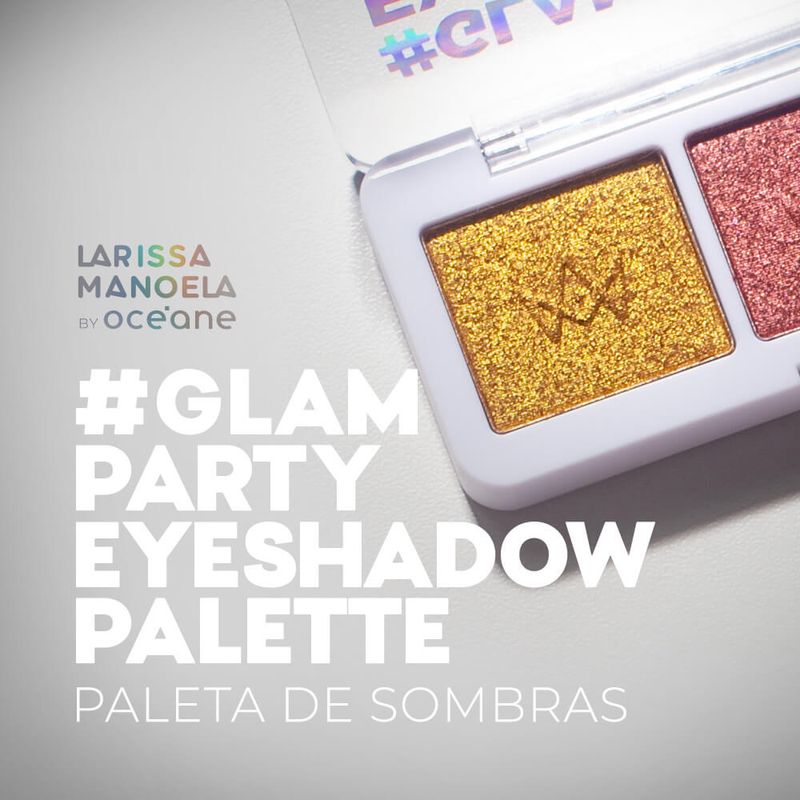 mini Paleta de Sombras Larissa Manoela By Océane Glam Party