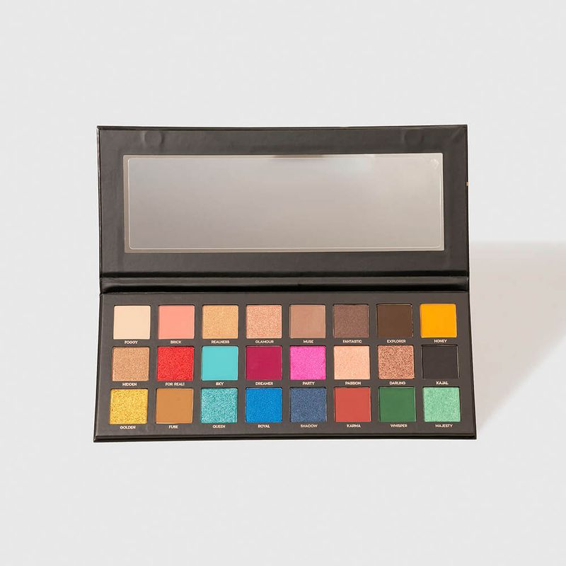 Kit Paleta de Sombras 24.1 Cores + Pincel Para Sombra (2 Produtos)