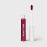 Batom-Liquido-Bordo-Larissa-Manoela-By-Oceane-Lip-Stain-Luxury-embalagem-aberta-com-tampa-ao-lado-direito