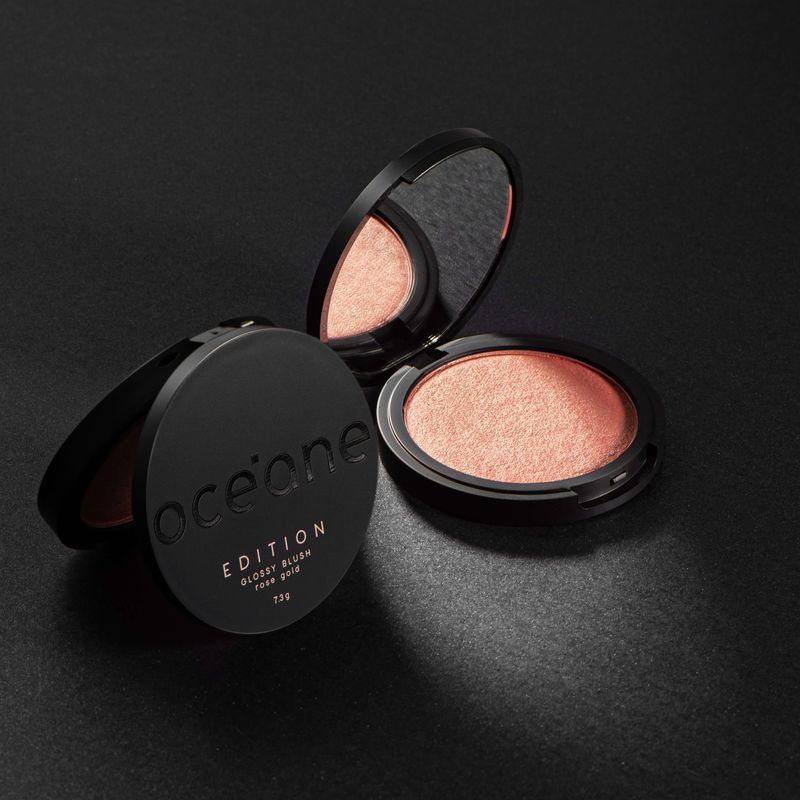 blush cintilante glossy blush rose gold océane edition