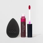 O Kit Multifuncional Océane Edition  conta com um lip tinted pink e uma esponja de maquiagem flat drop