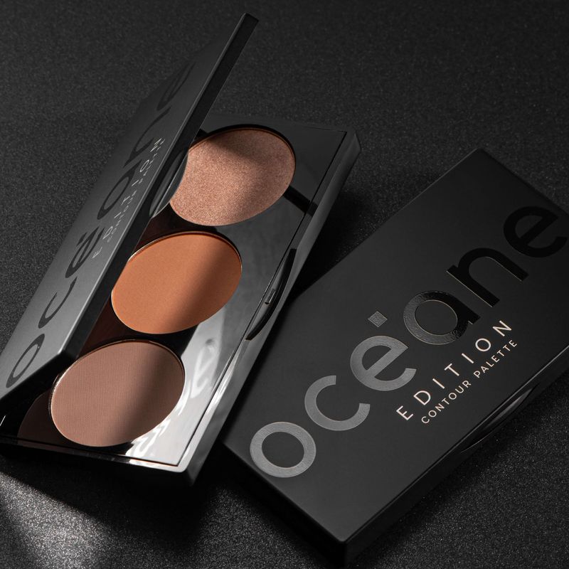 Paleta de Contorno Contour Palette Océane Edition aberta vista de frente