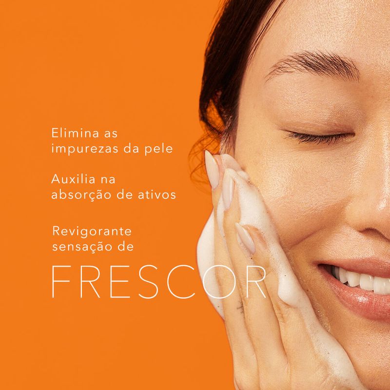 benefícios do uso do  Gel de Limpeza Facial com Vitamina C Océane