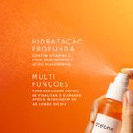 principais características do uso da Bruma Revigorante Facial Vitamina C Océane