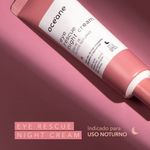 Creme para área dos olhos noturnp eye rescue Night cream