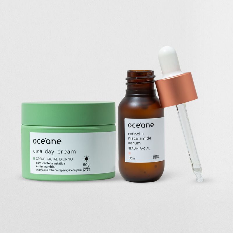 kit creme facial e serum de frente