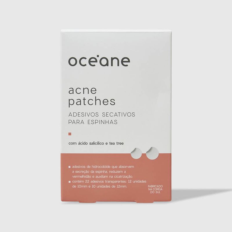 embalagem fechada frente Adesivos Secativos Para Espinhas com Ácido Salicílico Acne Patches