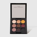 paleta de sombras to go matte nádia tambasco sem embalagem frente aberta