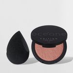 esponja de maquiagem flat drop e glossy blush edition de frente