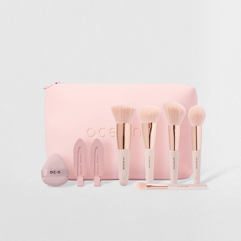 K1176_kit_necessaire_daily_makeup_rosa_hair_clip_mini_powder_puff_mini_kit_pinceis_1