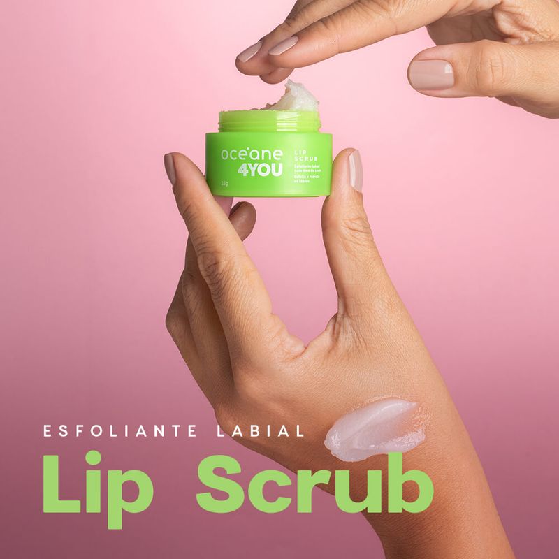 Esfoliante Labial com Óleo de Coco aberto