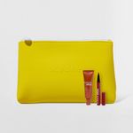 K1304_kit_caneta_batom_rosa_blush_liquido_laranja_necessaire_neoprene_amarelo_4you_1