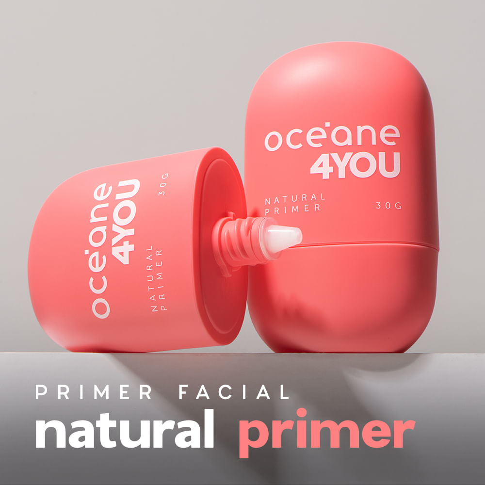 Kit Primer e Sérum 4YOU: Controle Oleosidade e Acne - Océane