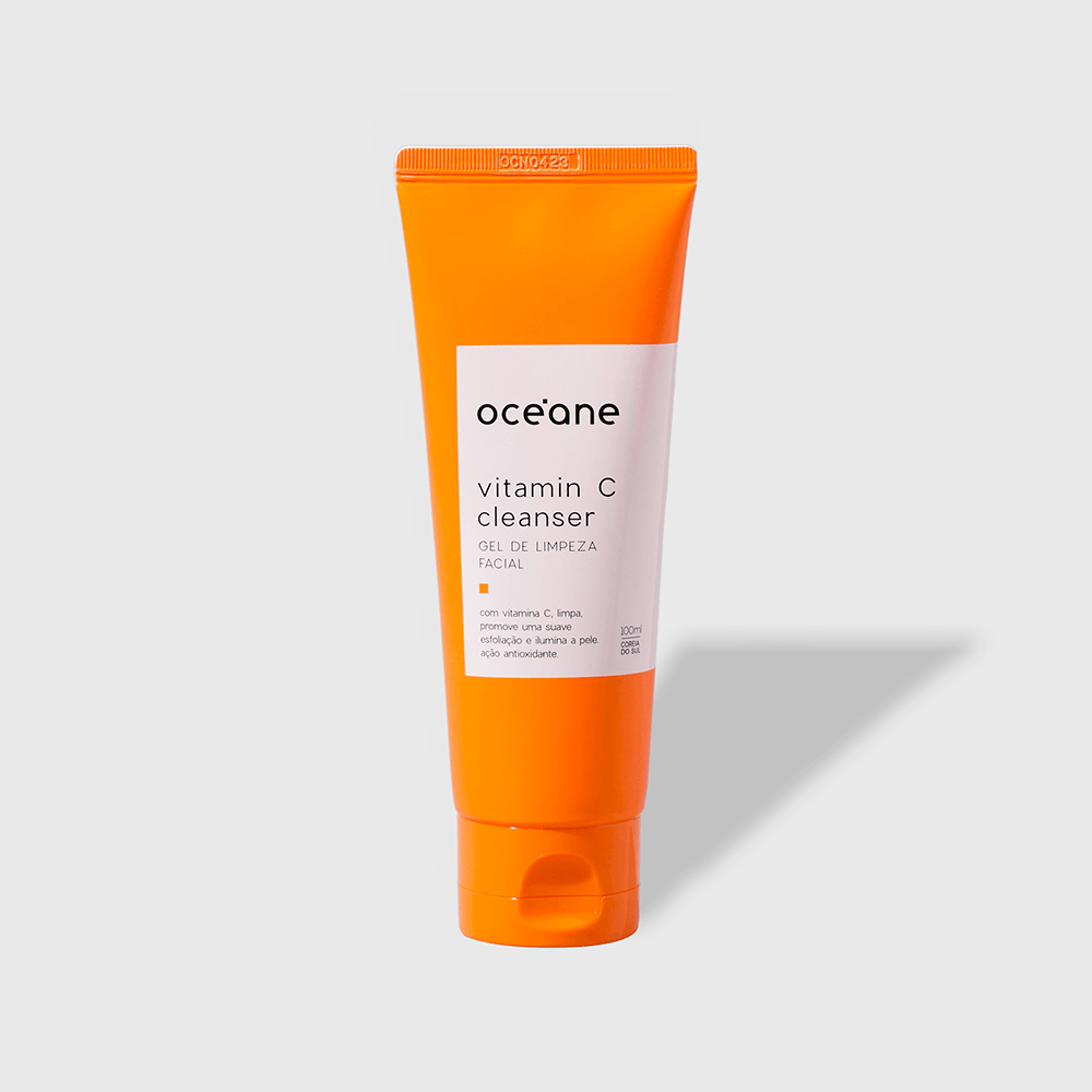 Gel de Limpeza Facial com Vitamina C para Esfoliação Suave - Océane