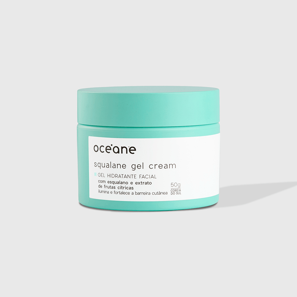 Gel Hidratante Facial com Esqualano - Squalane Gel Cream 50g - Océane