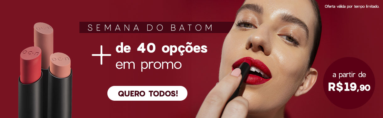 Semana Do Batom: A Partir De R$ 19,90