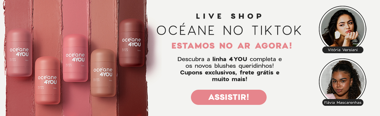 Live Shop | Océane no Tik Tok: Descubra a linha 4YO