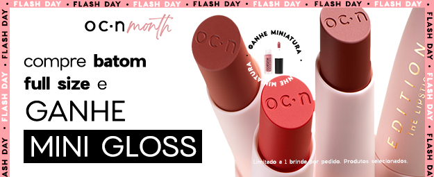Flash Day: Ganhe Mini Gloss